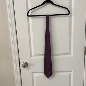 Ralph Lauren Burgundy Textured Tie